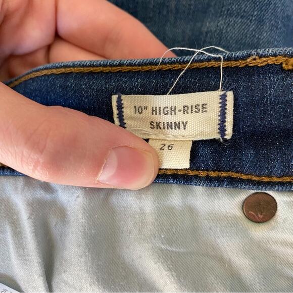 Madewell 10” High Rise Skinny Jeans‎ - Picture 5 of 6